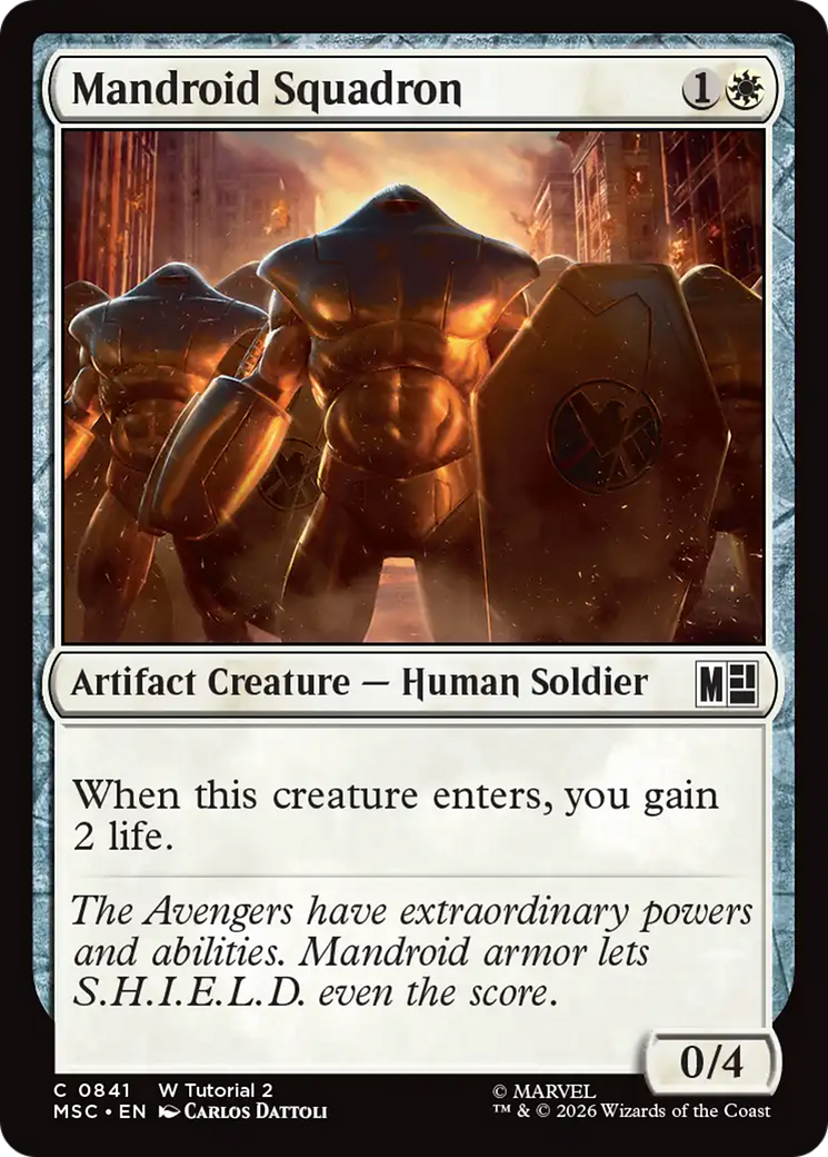 Mandroid Squadron - Magic: The Gathering - MoxLand