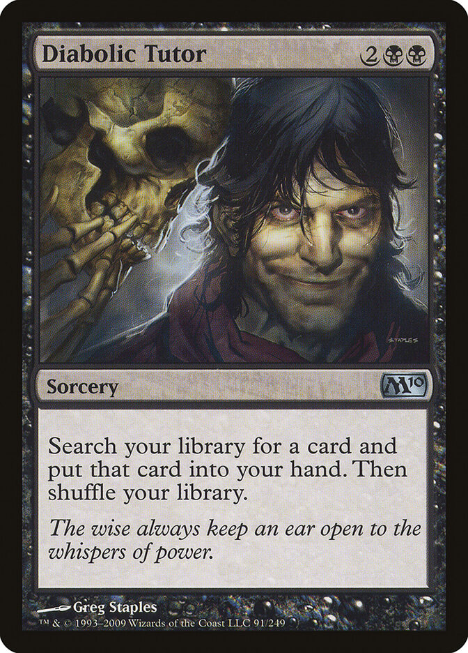 Tutor Diabólico / Diabolic Tutor - Magic: The Gathering - MoxLand