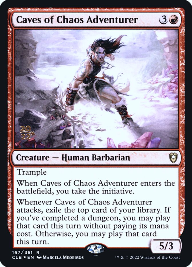 Aventureira das Cavernas do Caos / Caves of Chaos Adventurer - Magic: The Gathering - MoxLand