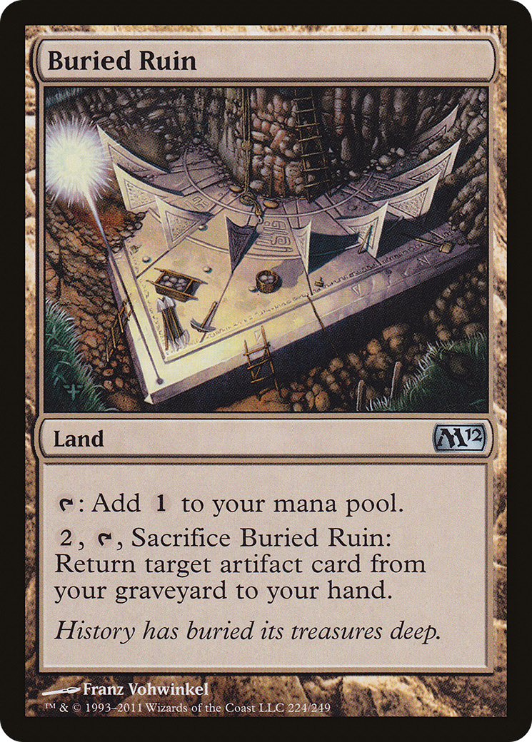 Ruína Enterrada / Buried Ruin - Magic: The Gathering - MoxLand