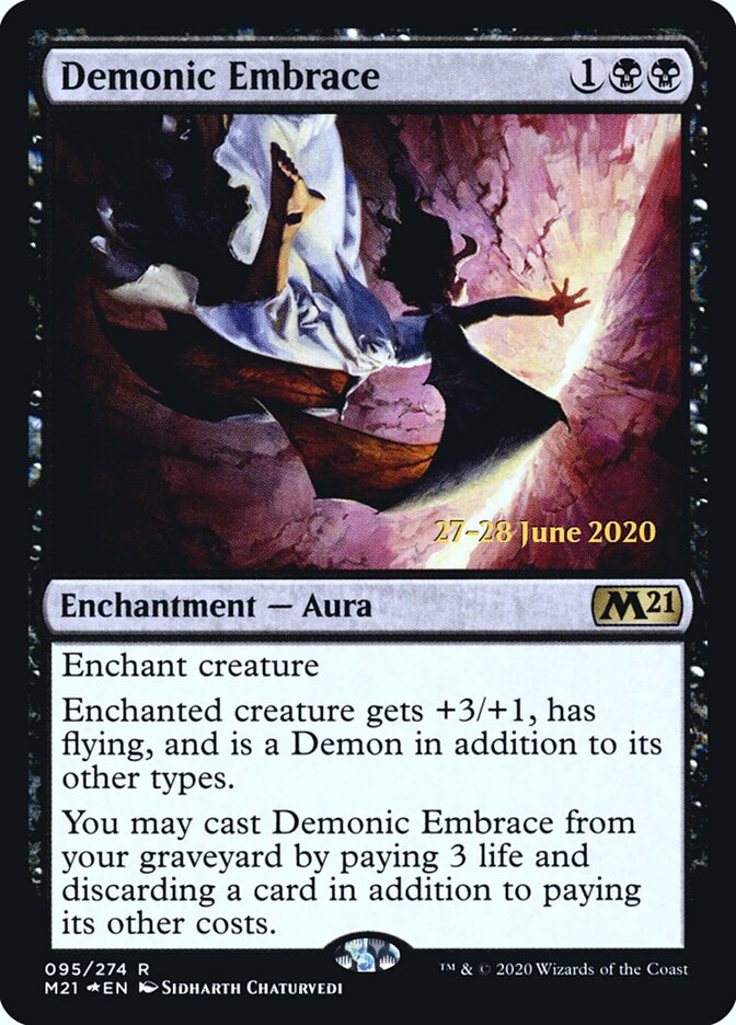 Abraço Demoníaco / Demonic Embrace - Magic: The Gathering - MoxLand