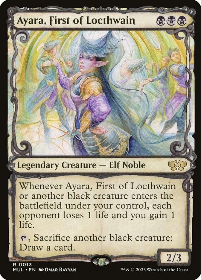 Ayara, Primeira de Locthwain / Ayara, First of Locthwain - Magic: The Gathering - MoxLand