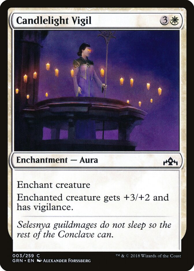 Vigília à Luz de Velas / Candlelight Vigil - Magic: The Gathering - MoxLand
