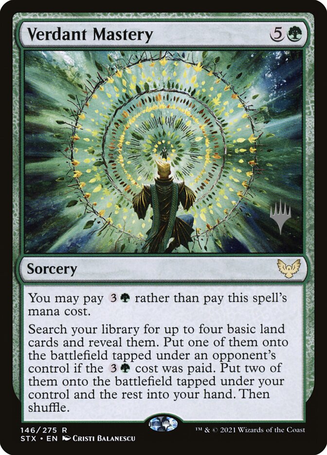 Maestria Verdejante / Verdant Mastery - Magic: The Gathering - MoxLand