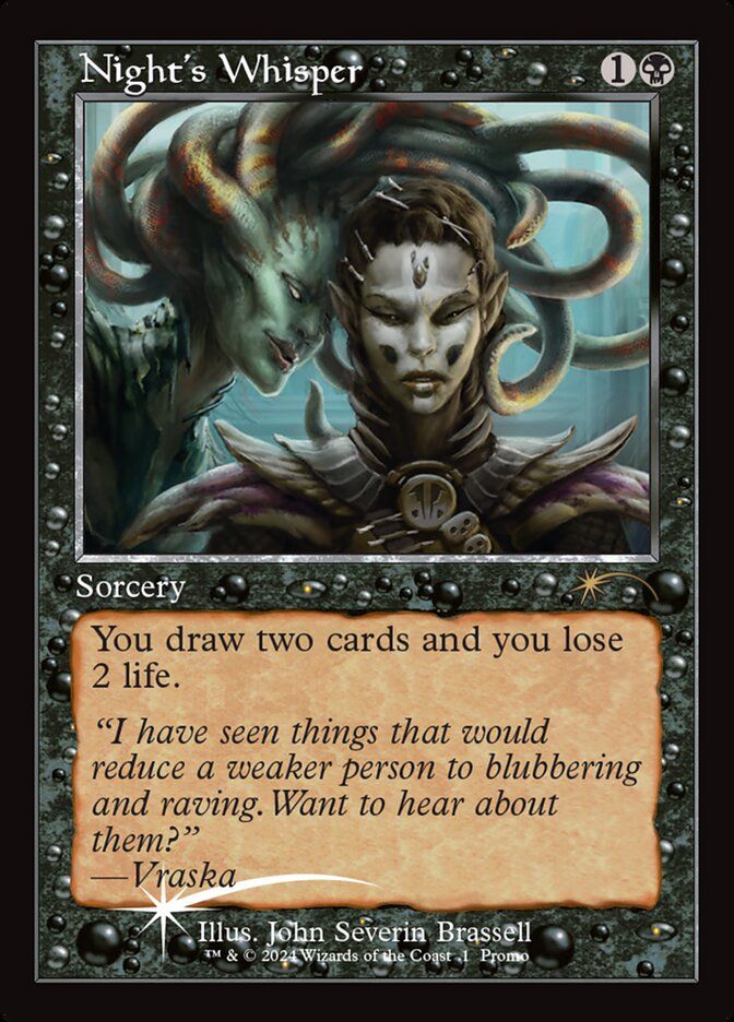 Sussurro da Noite / Night's Whisper - Magic: The Gathering - MoxLand
