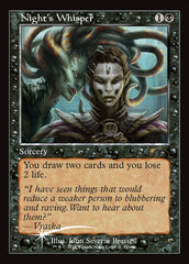 Sussurro da Noite / Night's Whisper - Magic: The Gathering - MoxLand