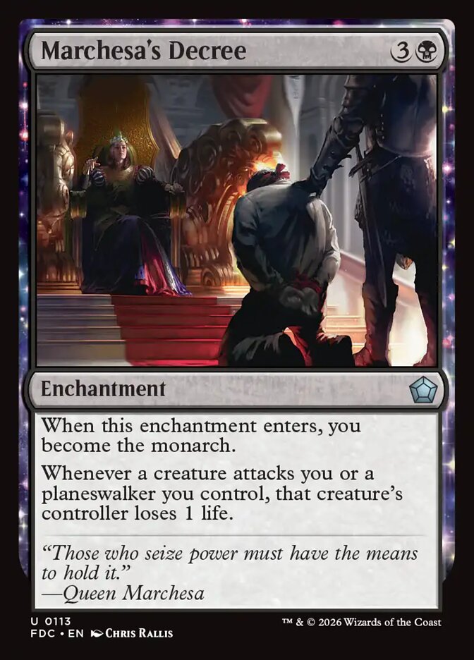 Marchesa's Decree - Magic: The Gathering - MoxLand