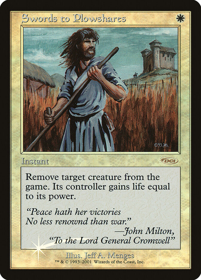 Espadas em Arados / Swords to Plowshares - Magic: The Gathering - MoxLand