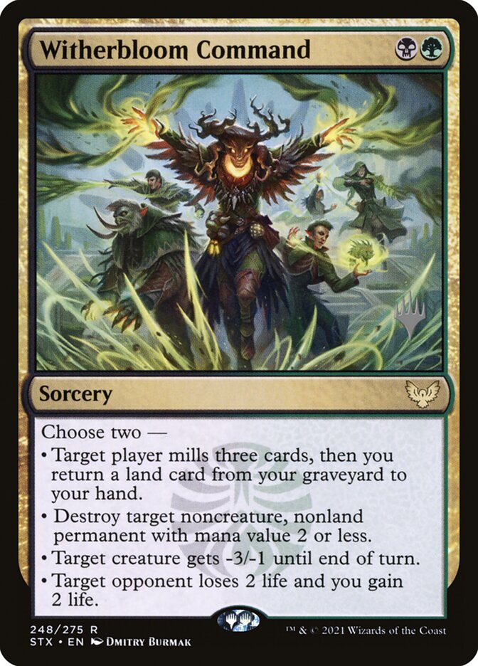 Comando de Murchaflor / Witherbloom Command - Magic: The Gathering - MoxLand