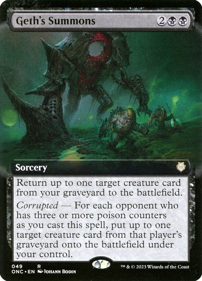 Invocações de Geth / Geth's Summons - Magic: The Gathering - MoxLand