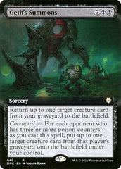 Invocações de Geth / Geth's Summons - Magic: The Gathering - MoxLand