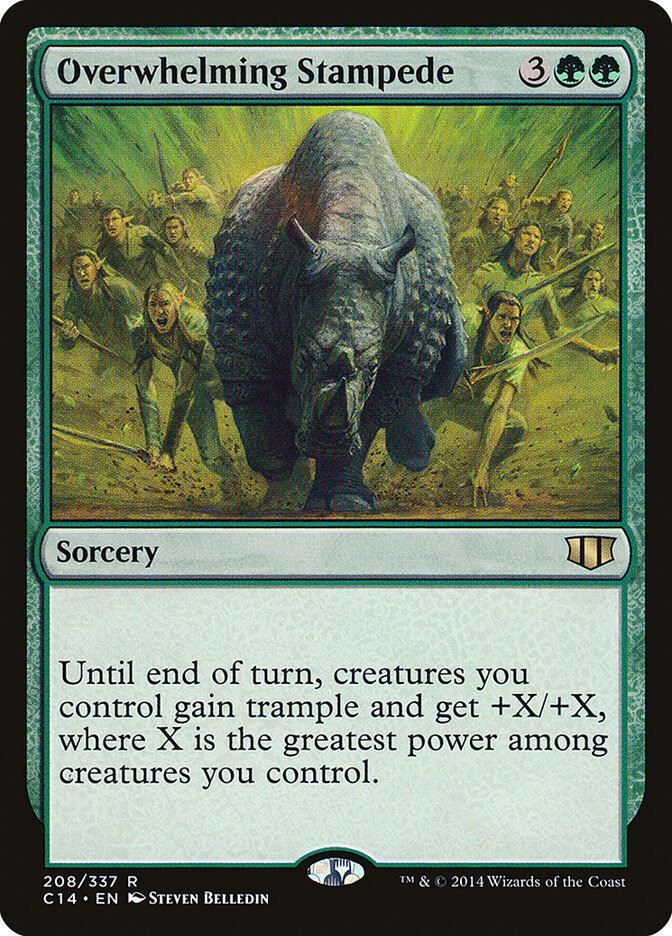 Estouro Esmagador / Overwhelming Stampede - Magic: The Gathering - MoxLand