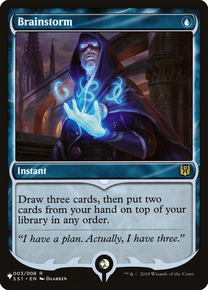 Tempestade Cerebral / Brainstorm - Magic: The Gathering - MoxLand