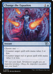 Alterar a Equação / Change the Equation - Magic: The Gathering - MoxLand