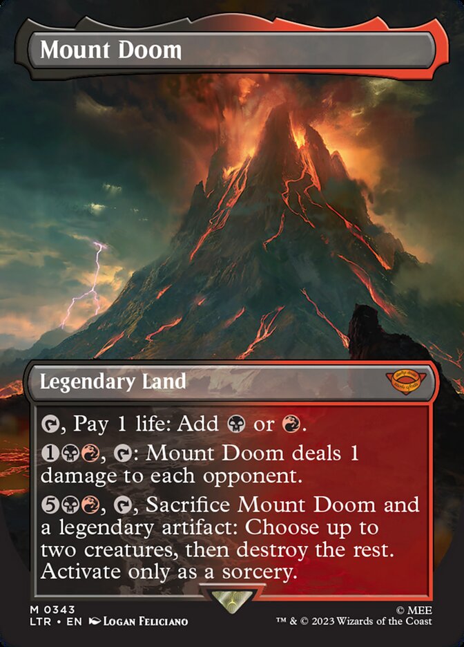 Monte da Perdição / Mount Doom - Magic: The Gathering - MoxLand