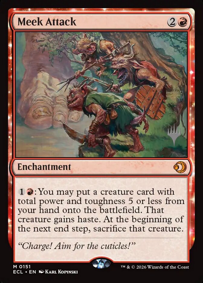Meek Attack - Magic: The Gathering - MoxLand