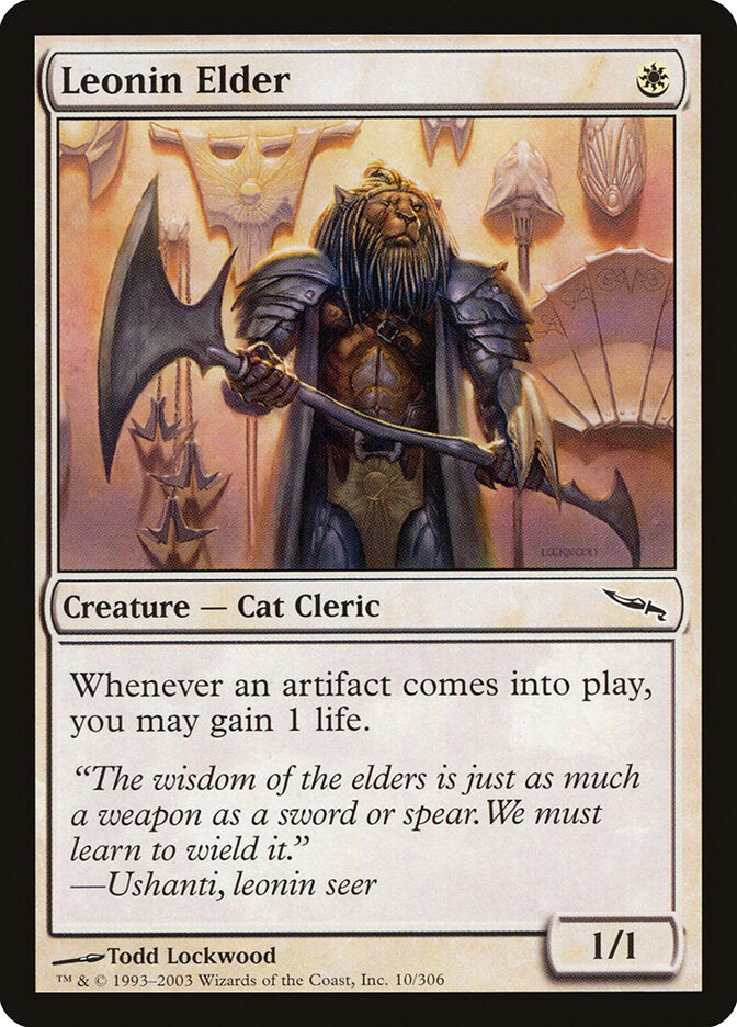 Ancião Leonino / Leonin Elder - Magic: The Gathering - MoxLand