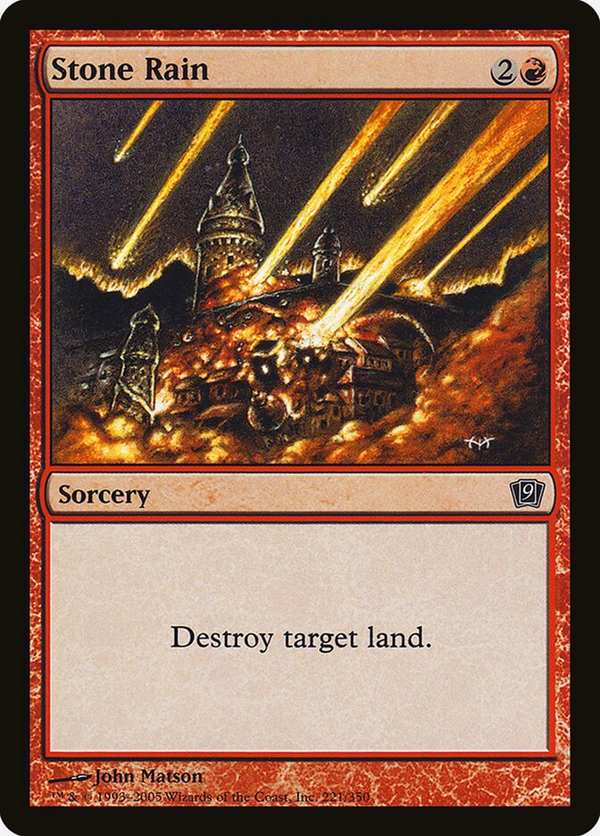 Chuva de Pedras / Stone Rain - Magic: The Gathering - MoxLand