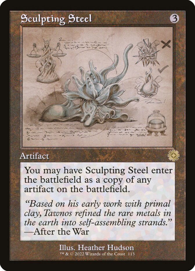Aço Esculpível / Sculpting Steel - Magic: The Gathering - MoxLand