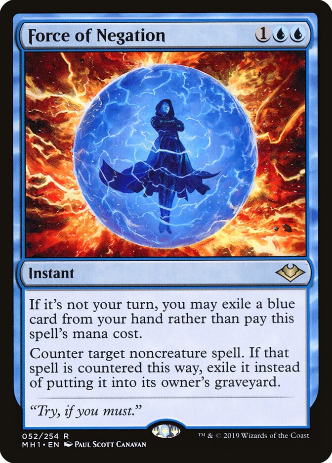 Força da Negação / Force of Negation - Magic: The Gathering - MoxLand