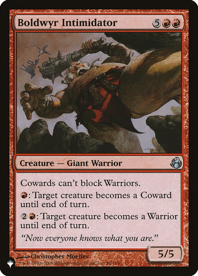 Intimidador de Boldwyr / Boldwyr Intimidator - Magic: The Gathering - MoxLand