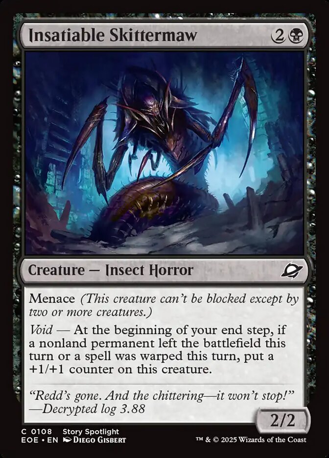 Bocarra Deslizante Insaciável / Insatiable Skittermaw - Magic: The Gathering - MoxLand