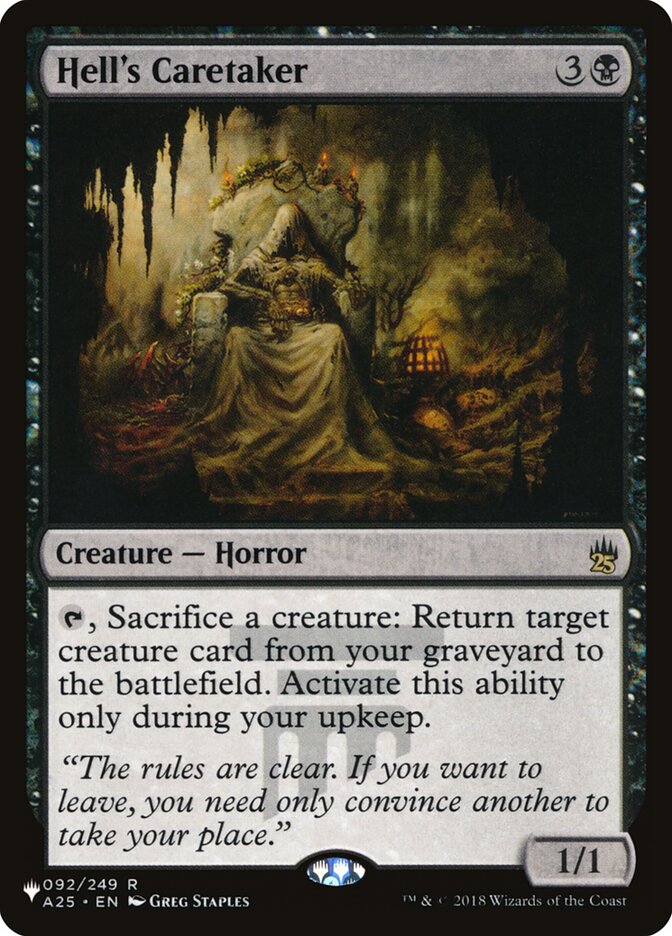 Vigia do Inferno / Hell's Caretaker - Magic: The Gathering - MoxLand