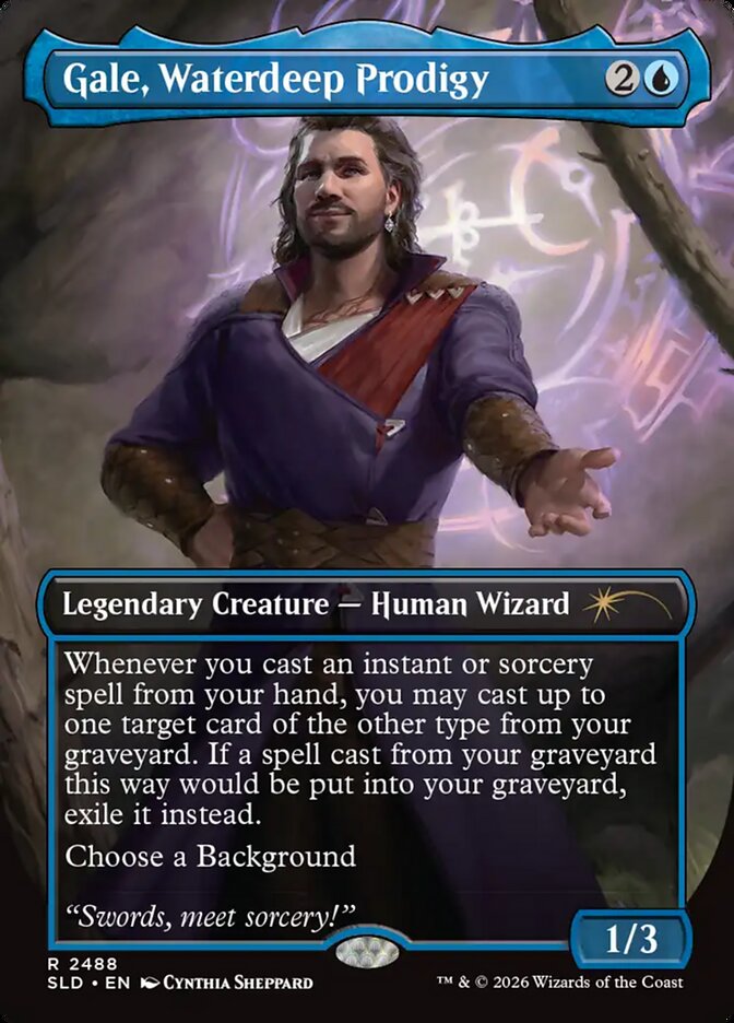 Gale, Prodígio de Águas Profundas / Gale, Waterdeep Prodigy - Magic: The Gathering - MoxLand