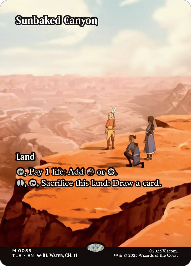 Desfiladeiro Calcinado pelo Sol / Sunbaked Canyon - Magic: The Gathering - MoxLand