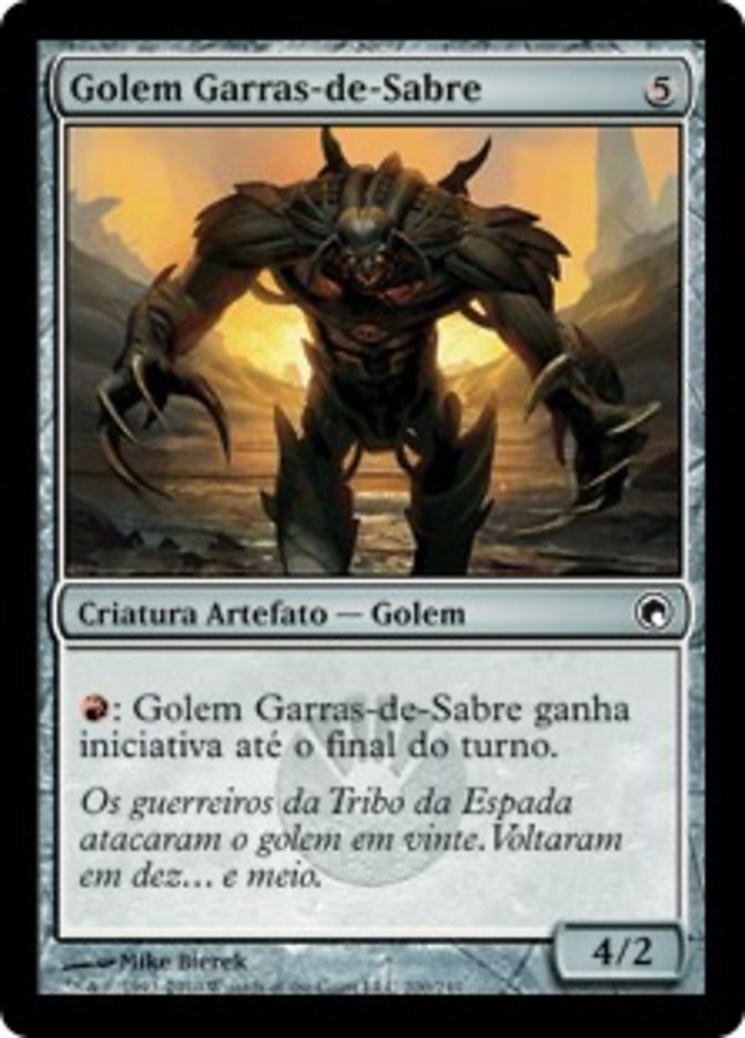 Golem Garras-de-Sabre / Saberclaw Golem - Magic: The Gathering - MoxLand