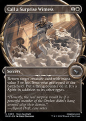 Chamar uma Testemunha Surpresa / Call a Surprise Witness - Magic: The Gathering - MoxLand