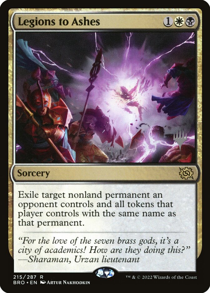 De Legiões a Cinzas / Legions to Ashes - Magic: The Gathering - MoxLand