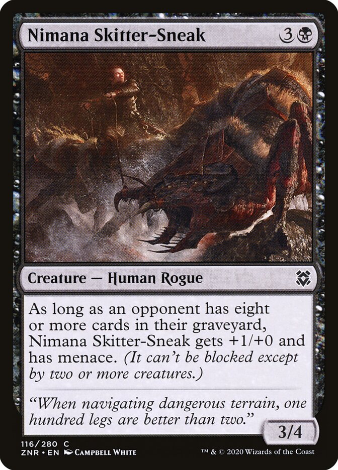 Gatuno da Lacraia de Nimana / Nimana Skitter-Sneak - Magic: The Gathering - MoxLand