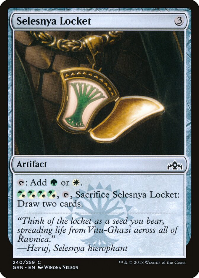 Medalhão Selesnya / Selesnya Locket - Magic: The Gathering - MoxLand