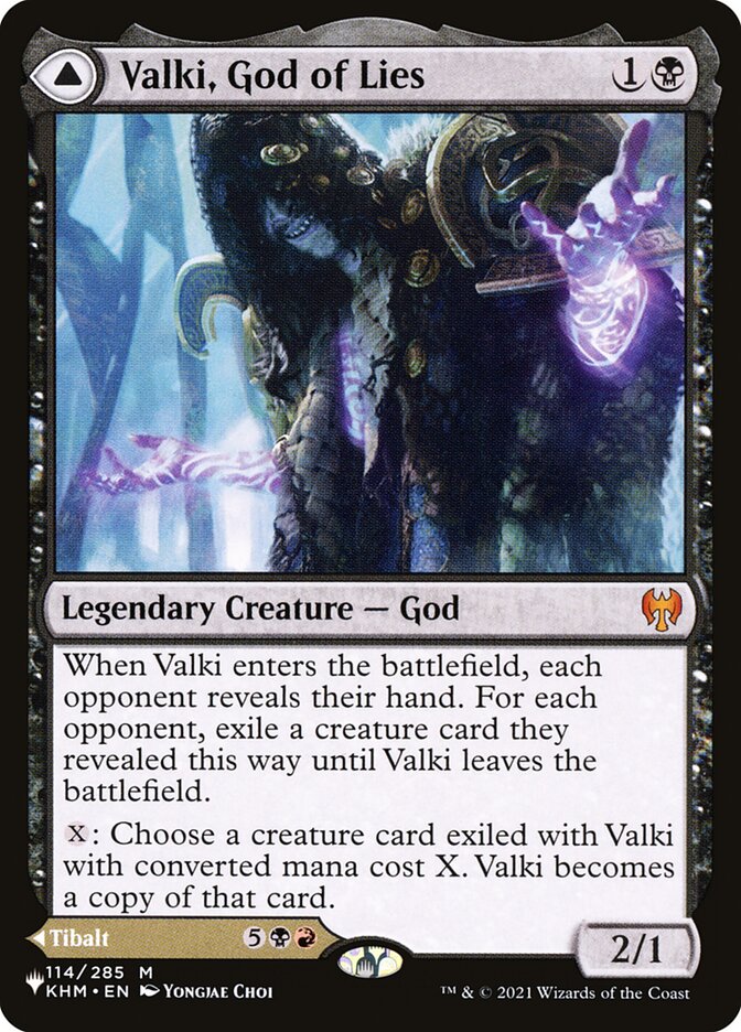 Valki, Deus das Mentiras / Valki, God of Lies - Magic: The Gathering - MoxLand