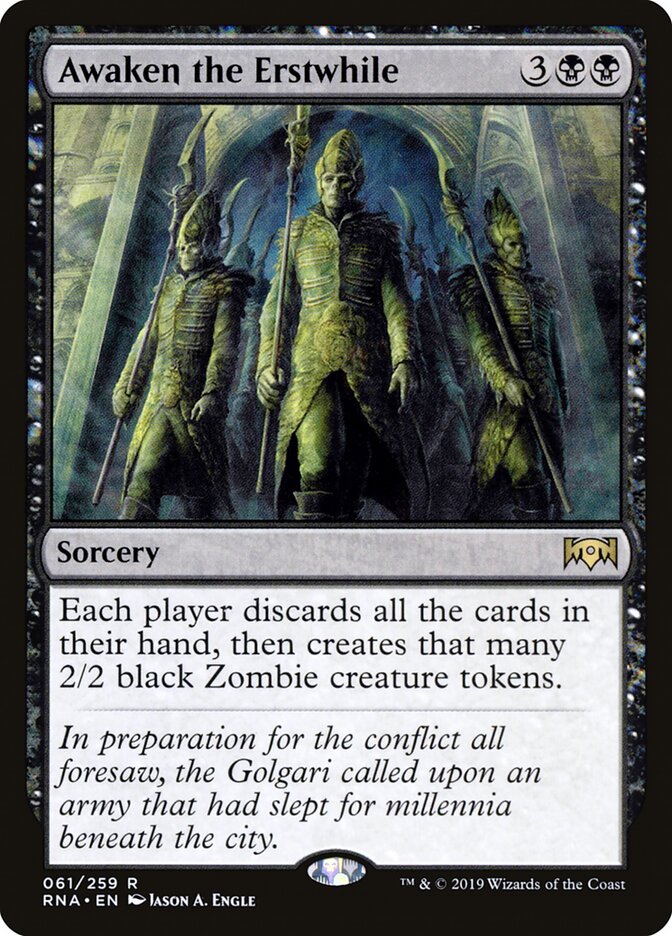 Despertar os Vetustos / Awaken the Erstwhile - Magic: The Gathering - MoxLand