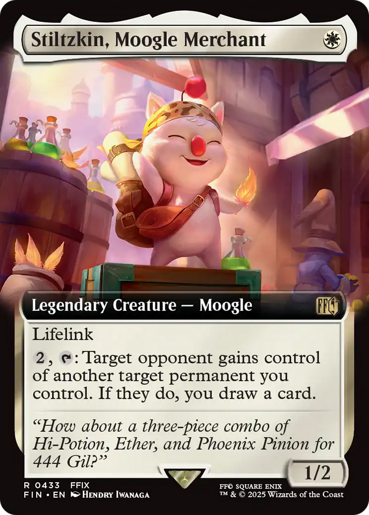 Stiltzkin, Mercador Moogle / Stiltzkin, Moogle Merchant - Magic: The Gathering - MoxLand