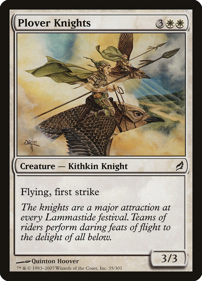 Cavaleiros de Tarambola / Plover Knights - Magic: The Gathering - MoxLand