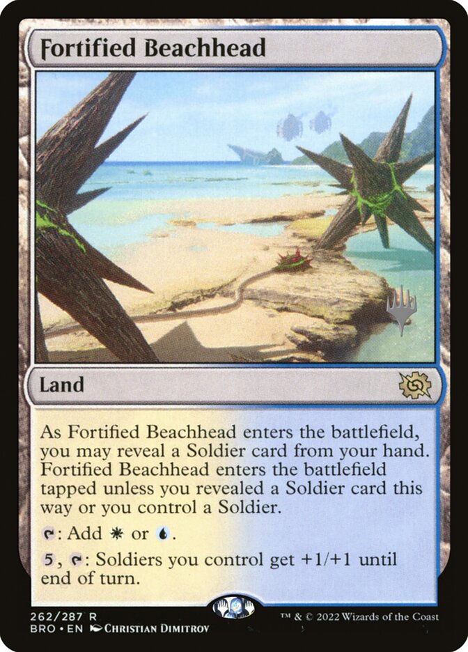 Cabeça de Ponte Fortificada / Fortified Beachhead - Magic: The Gathering - MoxLand