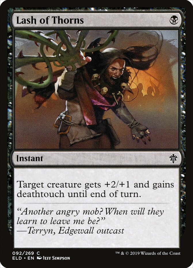 Chicotada Espinhosa / Lash of Thorns - Magic: The Gathering - MoxLand
