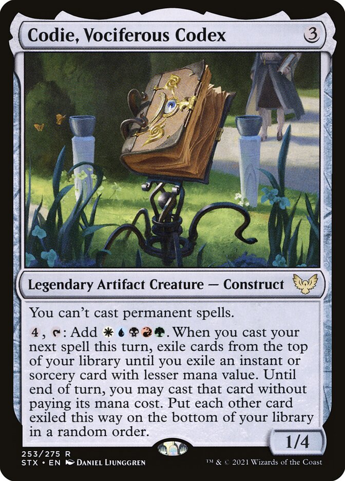 Codie, Códice Vocífero / Codie, Vociferous Codex - Magic: The Gathering - MoxLand