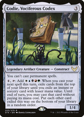 Codie, Códice Vocífero / Codie, Vociferous Codex - Magic: The Gathering - MoxLand