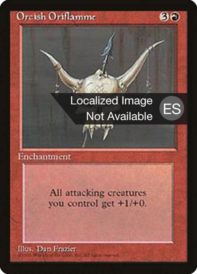 Auriflama Órquica / Orcish Oriflamme - Magic: The Gathering - MoxLand