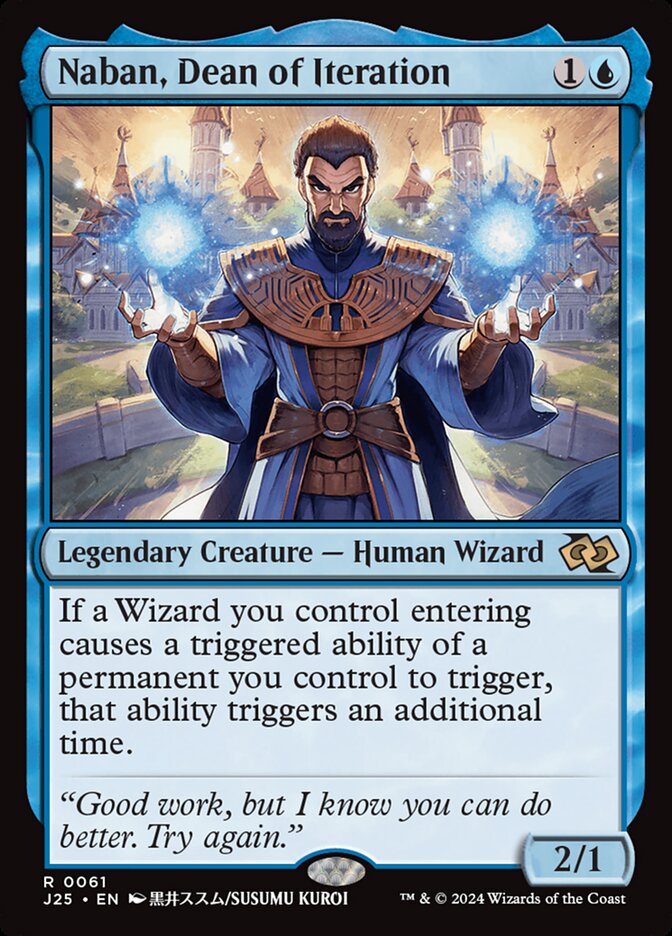 Naban, Deão das Iterações / Naban, Dean of Iteration - Magic: The Gathering - MoxLand