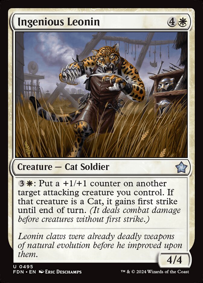 Ingenious Leonin / Ingenious Leonin - Magic: The Gathering - MoxLand