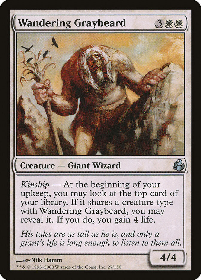 Barba-Cinza Andarilho / Wandering Graybeard - Magic: The Gathering - MoxLand
