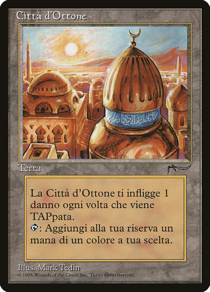 Cidade de Bronze / City of Brass - Magic: The Gathering - MoxLand