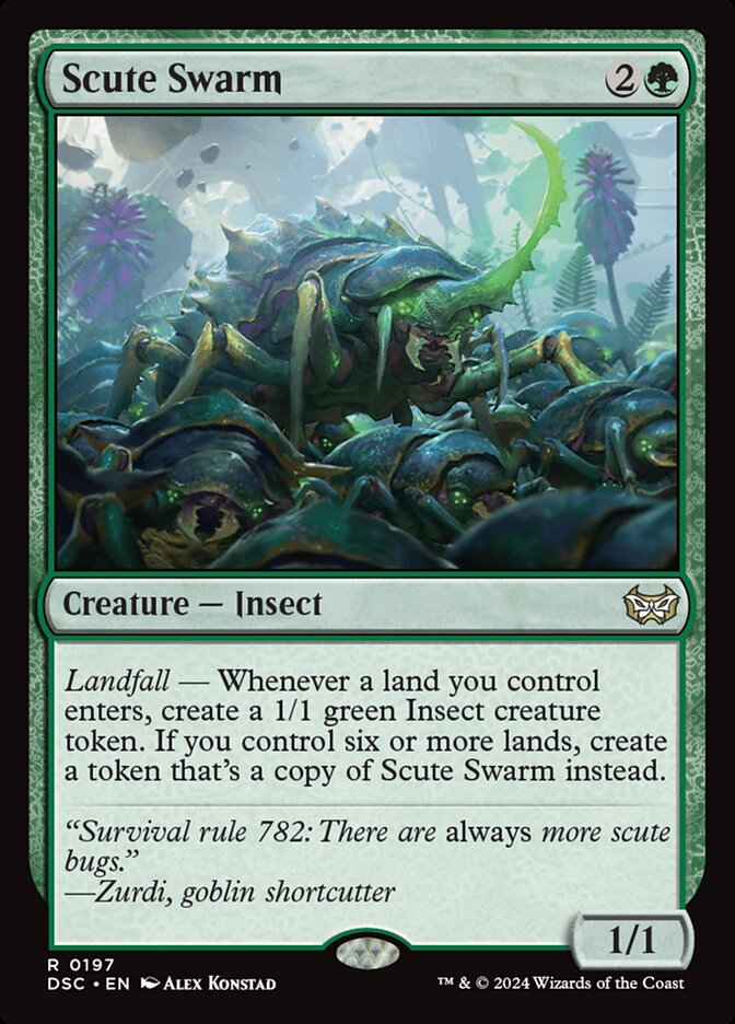Enxame de Cascudos / Scute Swarm - Magic: The Gathering - MoxLand
