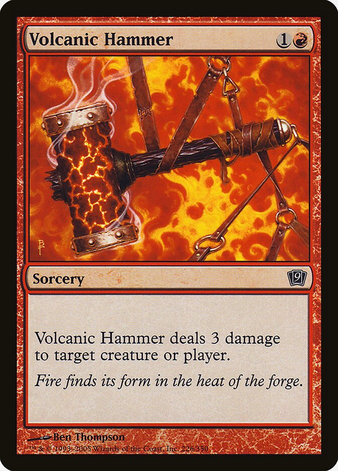 Martelo Vulcânico / Volcanic Hammer - Magic: The Gathering - MoxLand