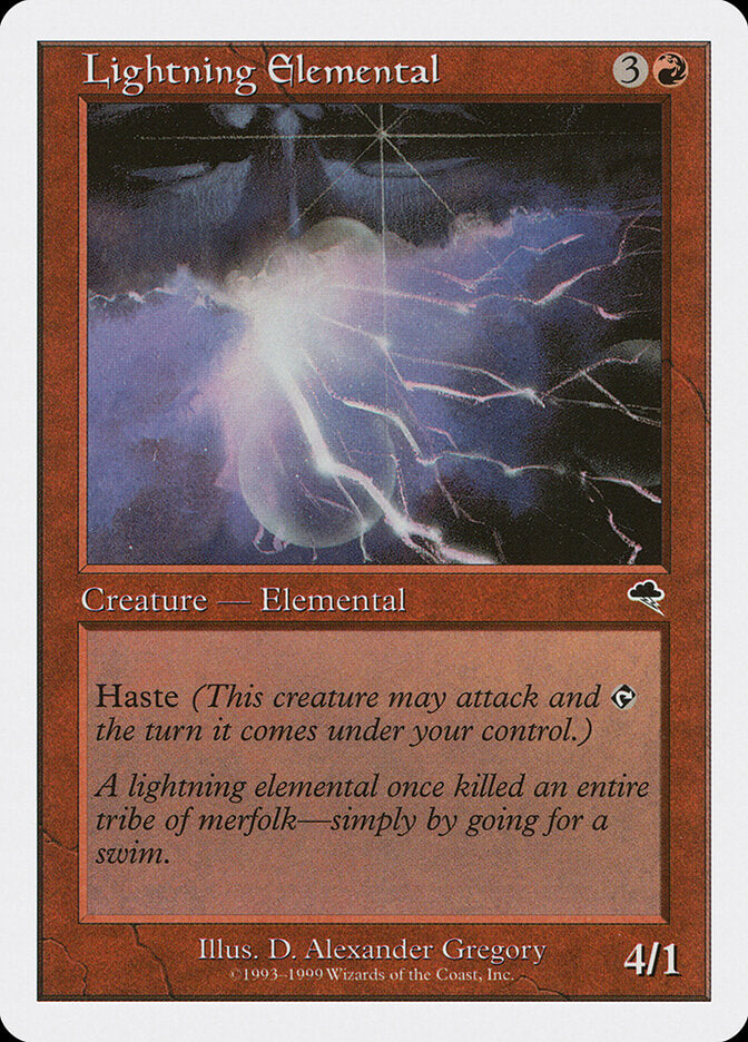 Elemental do Relâmpago / Lightning Elemental - Magic: The Gathering - MoxLand